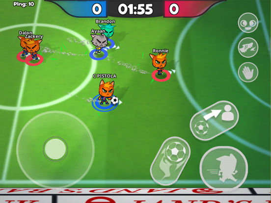 ภาพหน้าจอของ Cat Football Arena iPad 