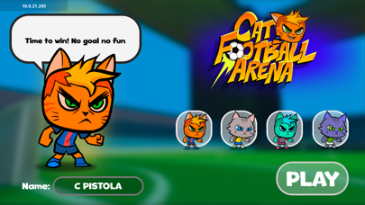 ภาพหน้าจอของ Cat Football Arena