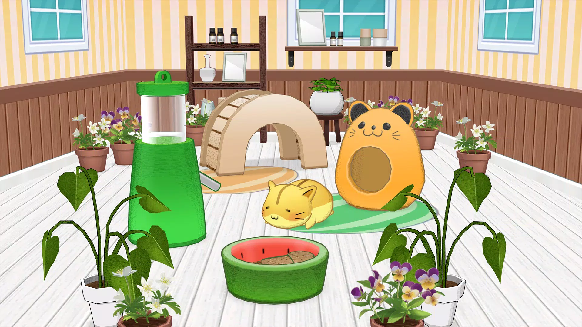 Hamster Life match and home Screenshots