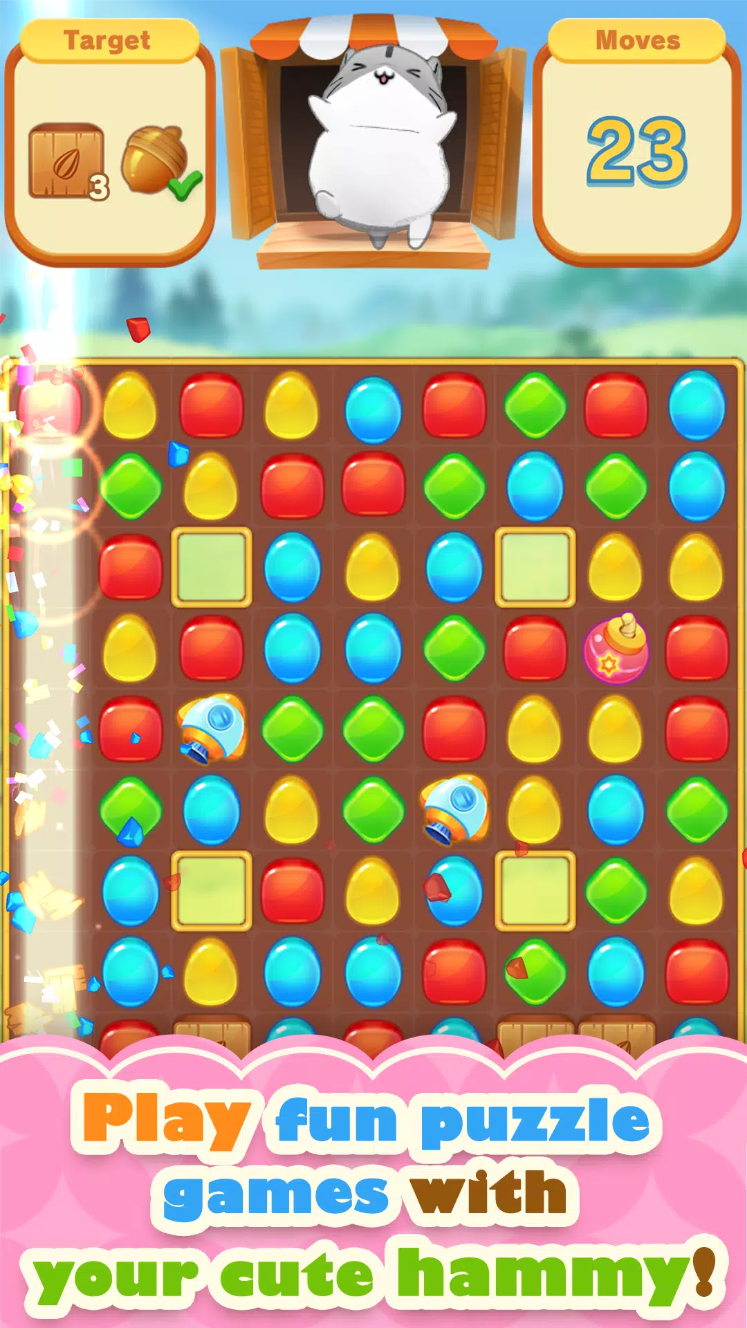 Hamster Life match and home Screenshots
