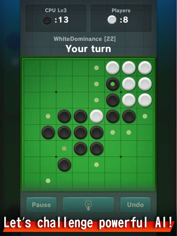 King of the game Reversi iPad Screenshots