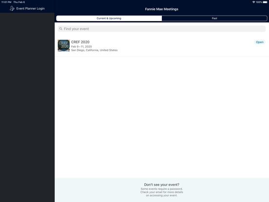 Fannie Mae Meetings iPad Screenshots