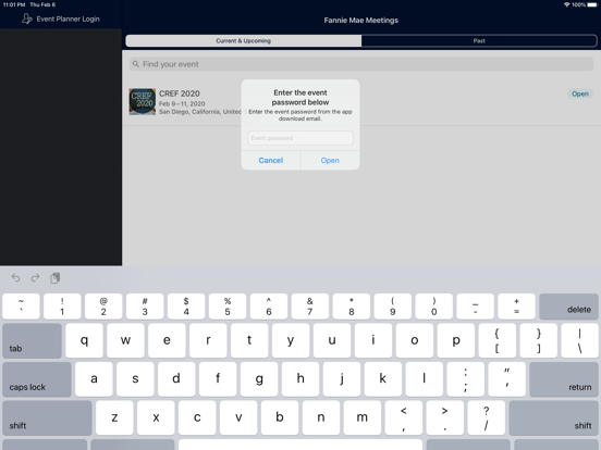 Fannie Mae Meetings iPad Screenshots