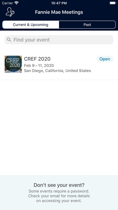 Fannie Mae Meetings Screenshots