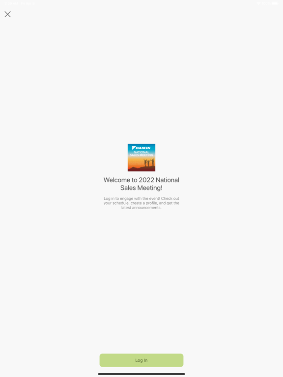 Daikin Meetings & Events iPad Screenshots