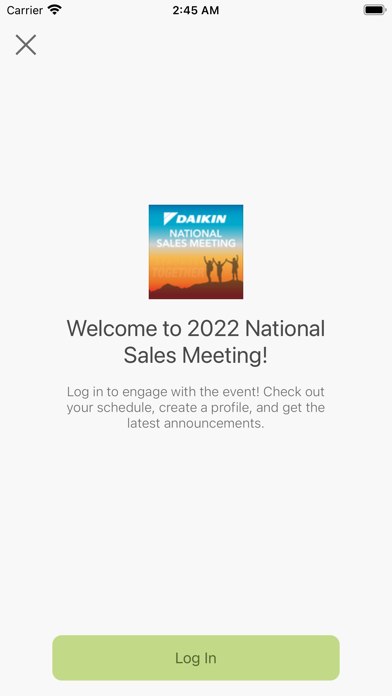 Daikin Meetings & Events Screenshots
