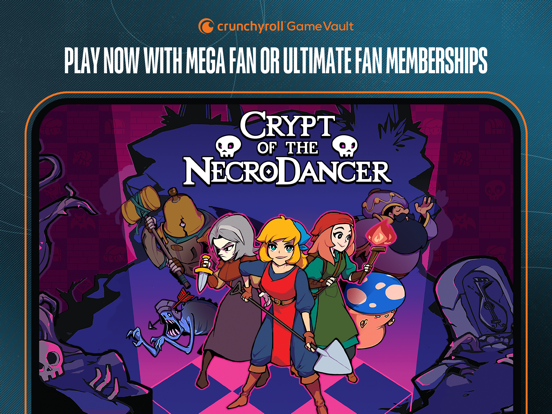 Crunchyroll: NecroDancer iPad  स्क्रीनशॉट