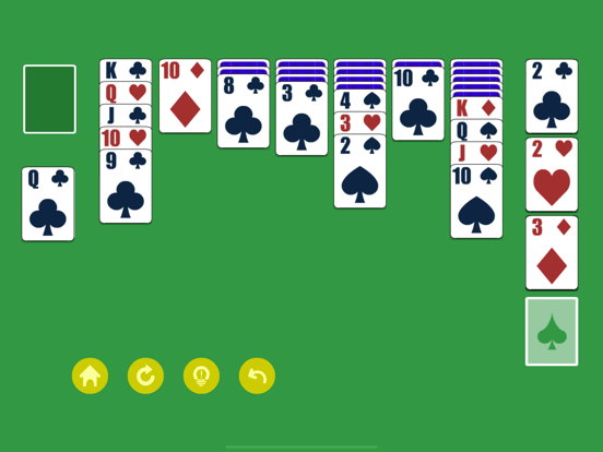 Klondike Solitaire Casual iPad Screenshots