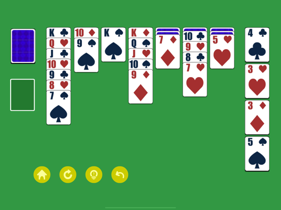 Klondike Solitaire Casual iPad Screenshots