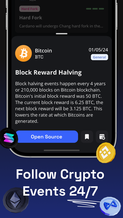 Crypto Signals: Events, News Screenshots