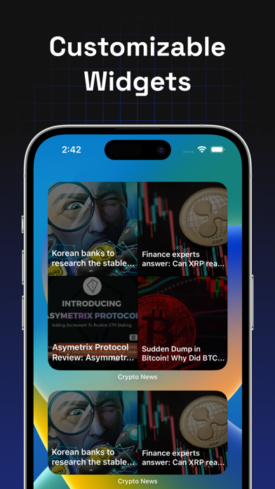 Crypto Signals: Events, News Screenshots