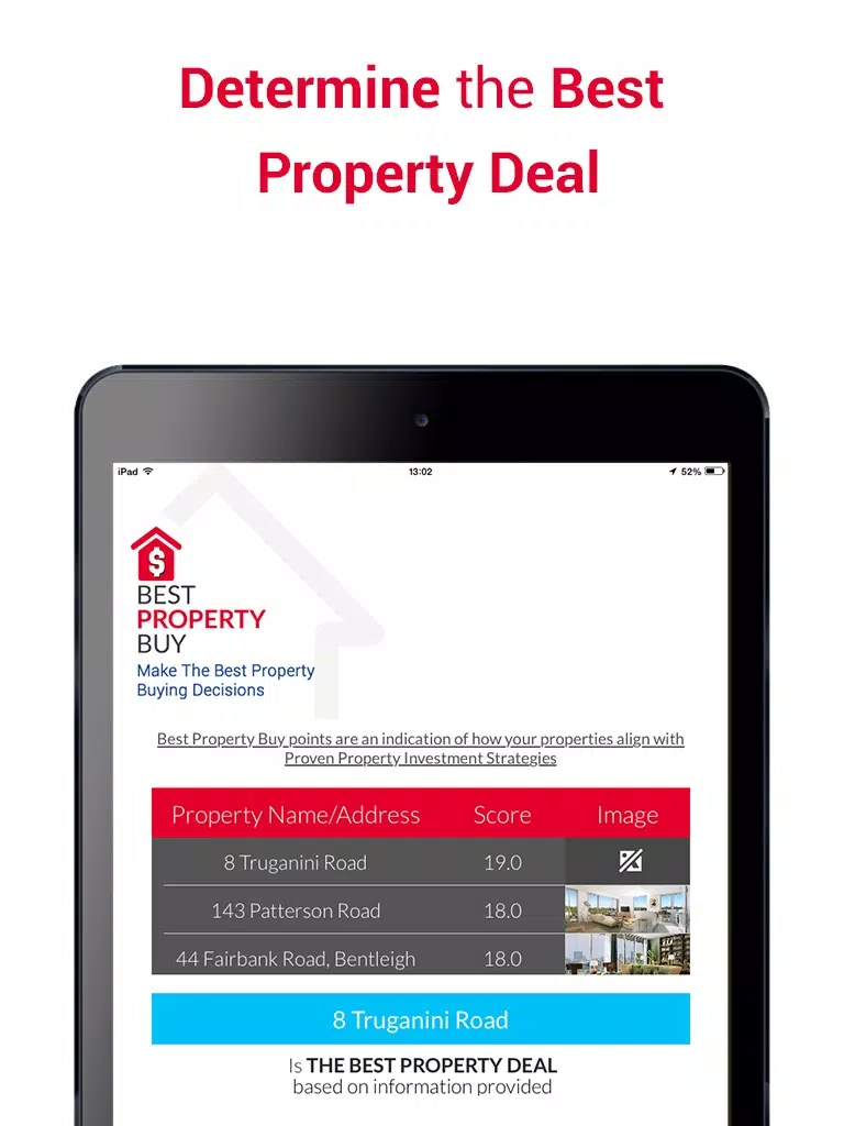 Best Property Buy - Make The Best Property Buying Decisions iPad Screenshots