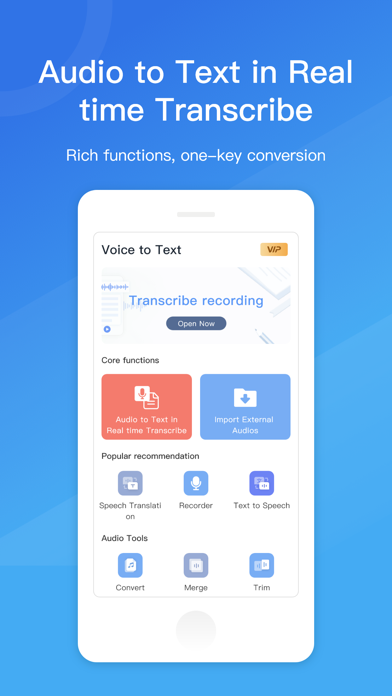 Voice to Text, voice memo 스크린샷