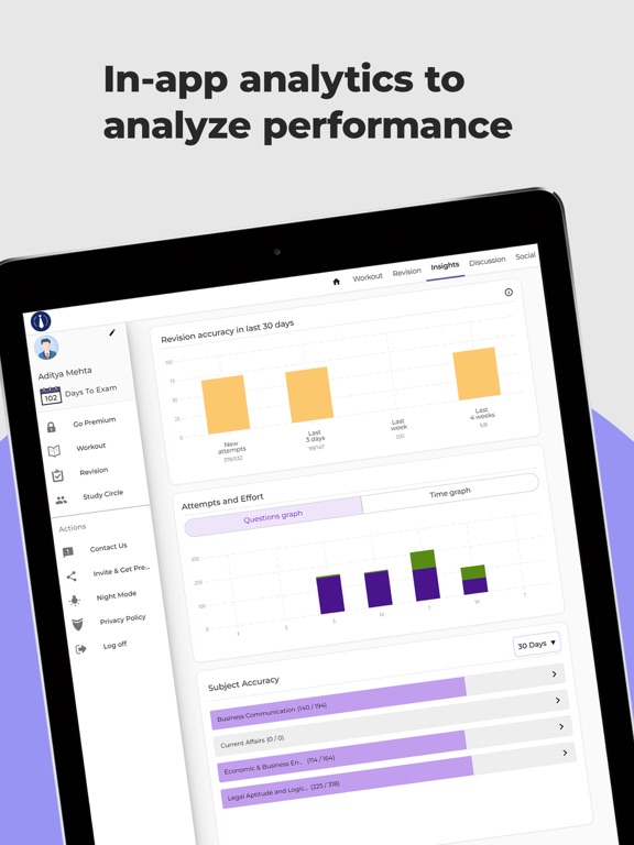 Zrzuty ekranu CSEET Exam Prep App By Achieve iPad