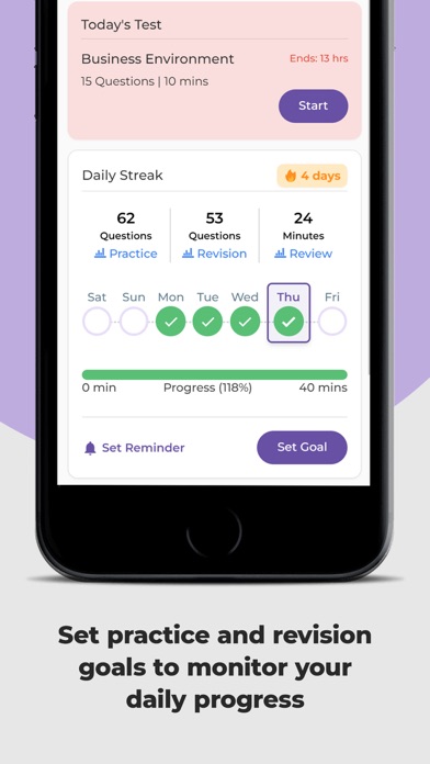 Zrzuty ekranu CSEET Exam Prep App By Achieve