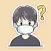 Who is not wearing a mask