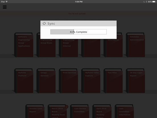 CSI Secure Connect iPad Screenshots