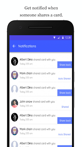 Linkcards Business Cards Screenshots