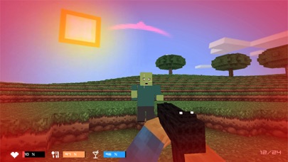 Cube Gun 3D Zombie Island应用截图