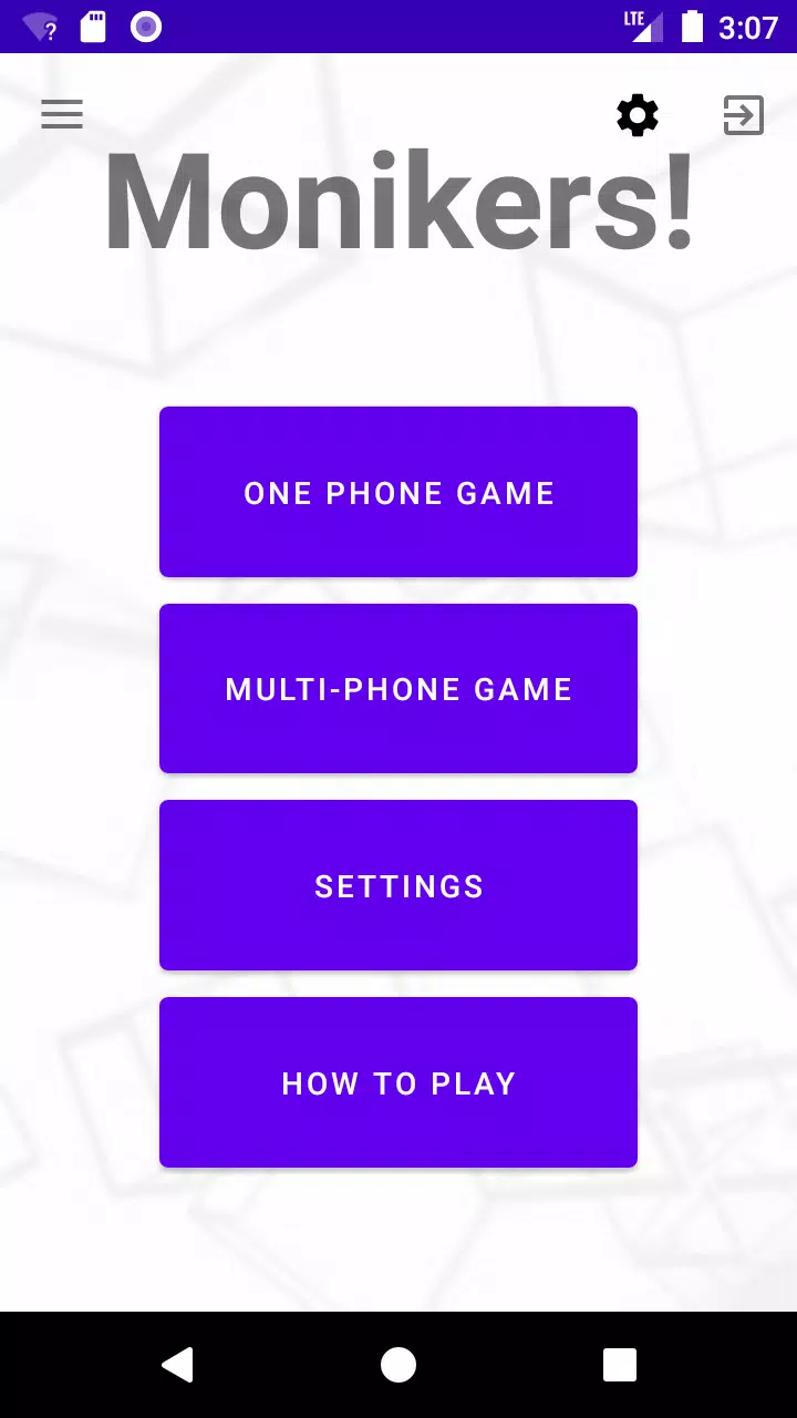 Monikers Mobile Screenshots