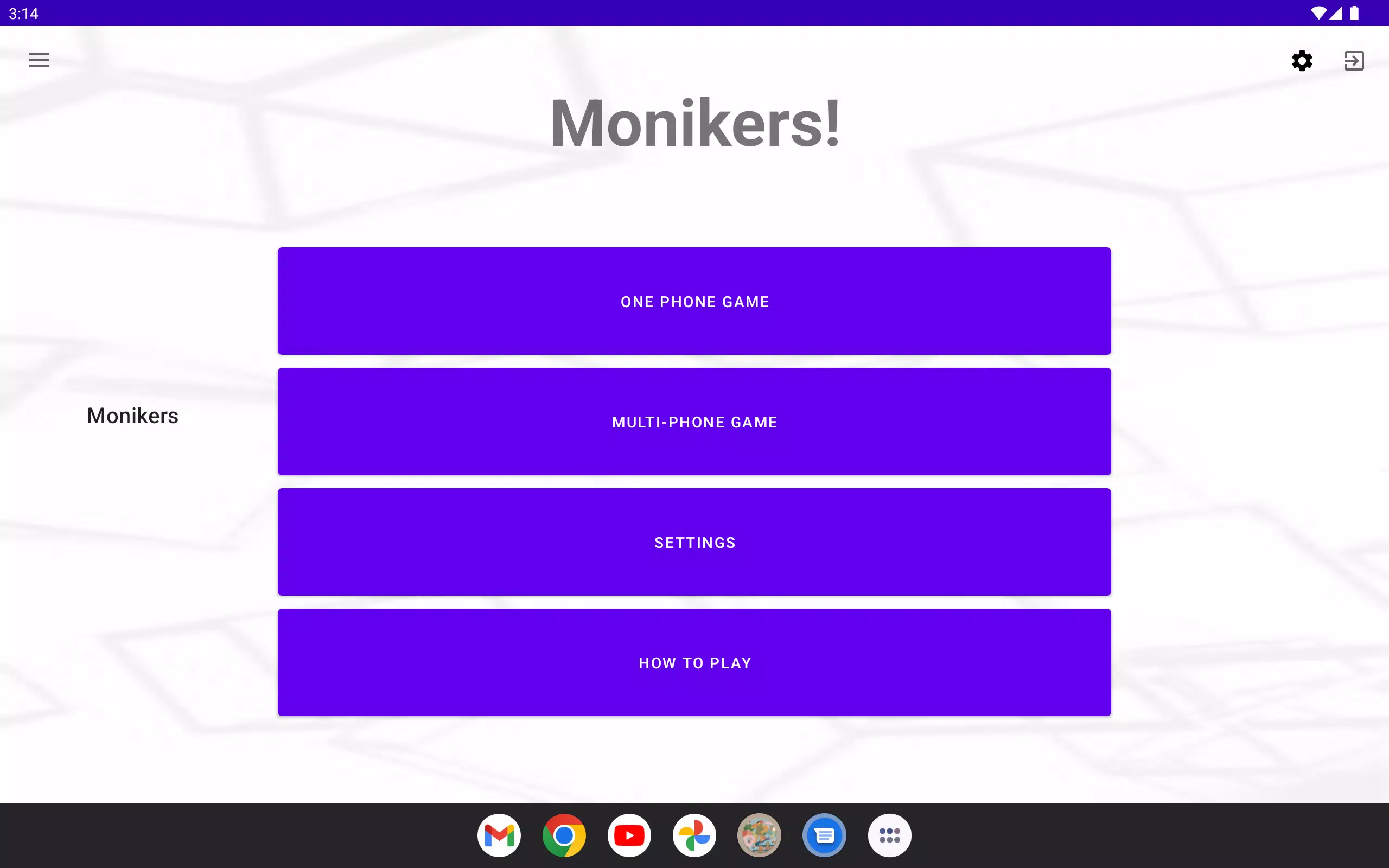 Monikers Mobile Screenshots