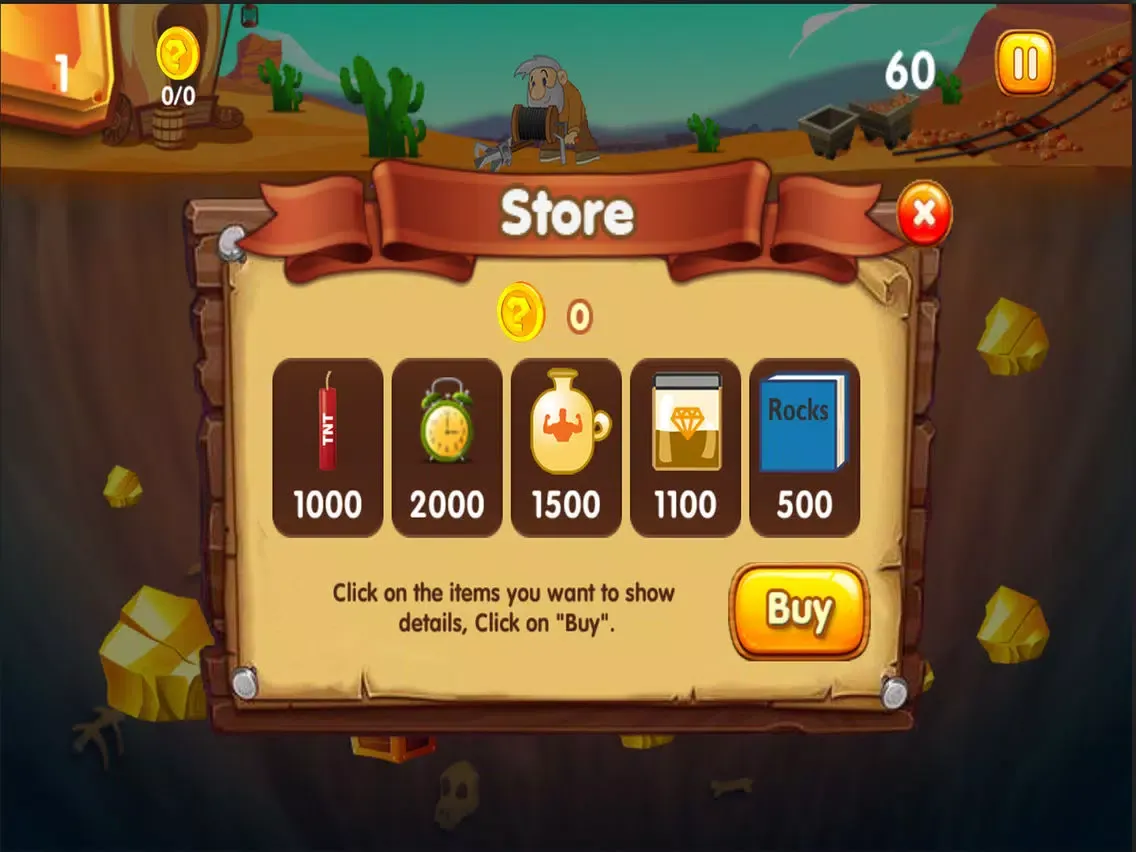 Tangkapan layar Gold Miner Adventure HD iPad 