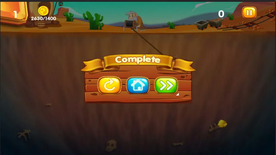 Tangkapan layar Gold Miner Adventure HD