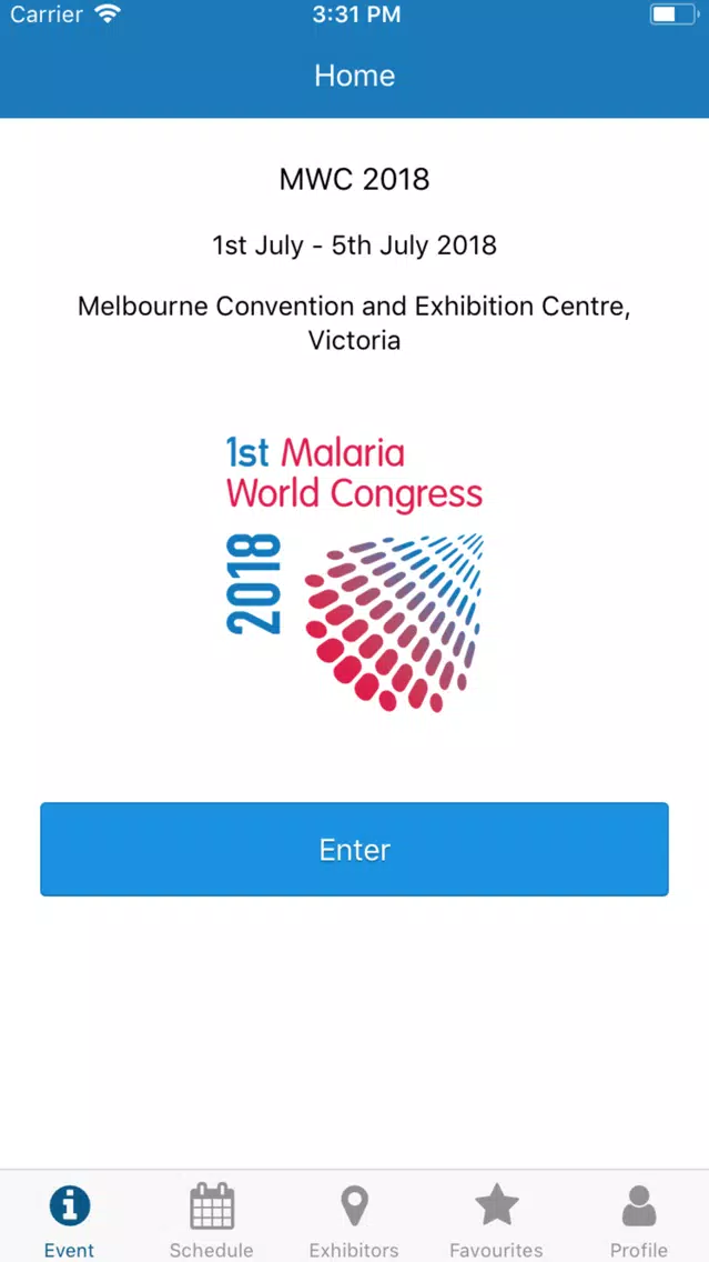 Malaria World Congress 2018 Screenshots