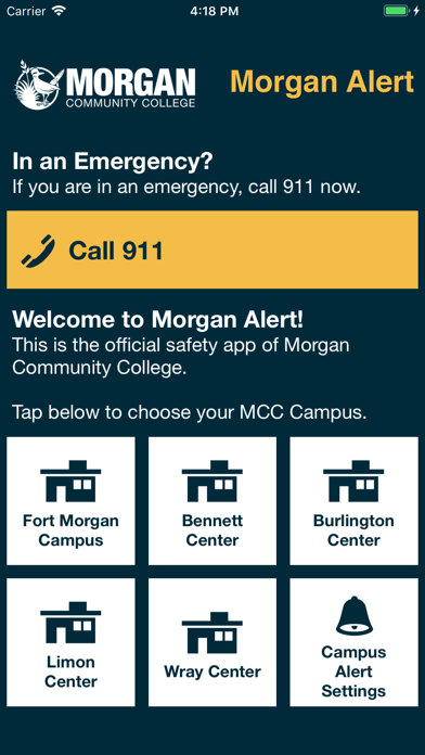 Morgan Alert Screenshots