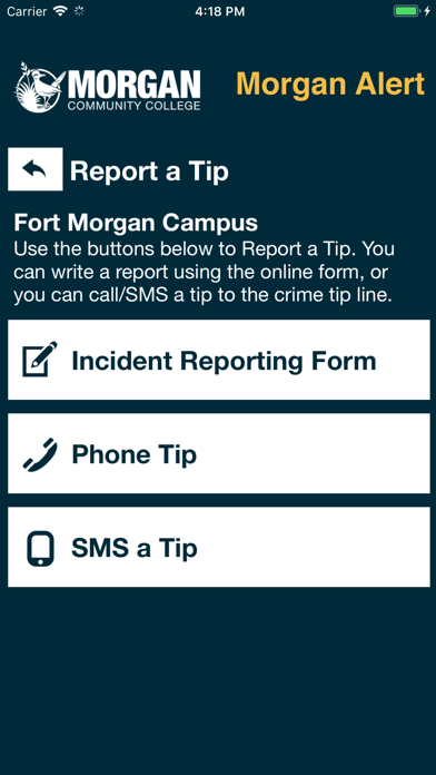 Morgan Alert Screenshots