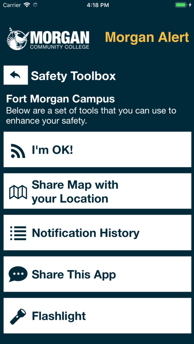 Morgan Alert Screenshots