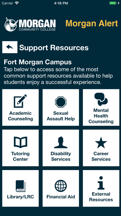 Morgan Alert Screenshots
