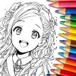 Cute Anime Coloring Game Cute Anime Coloring Game
