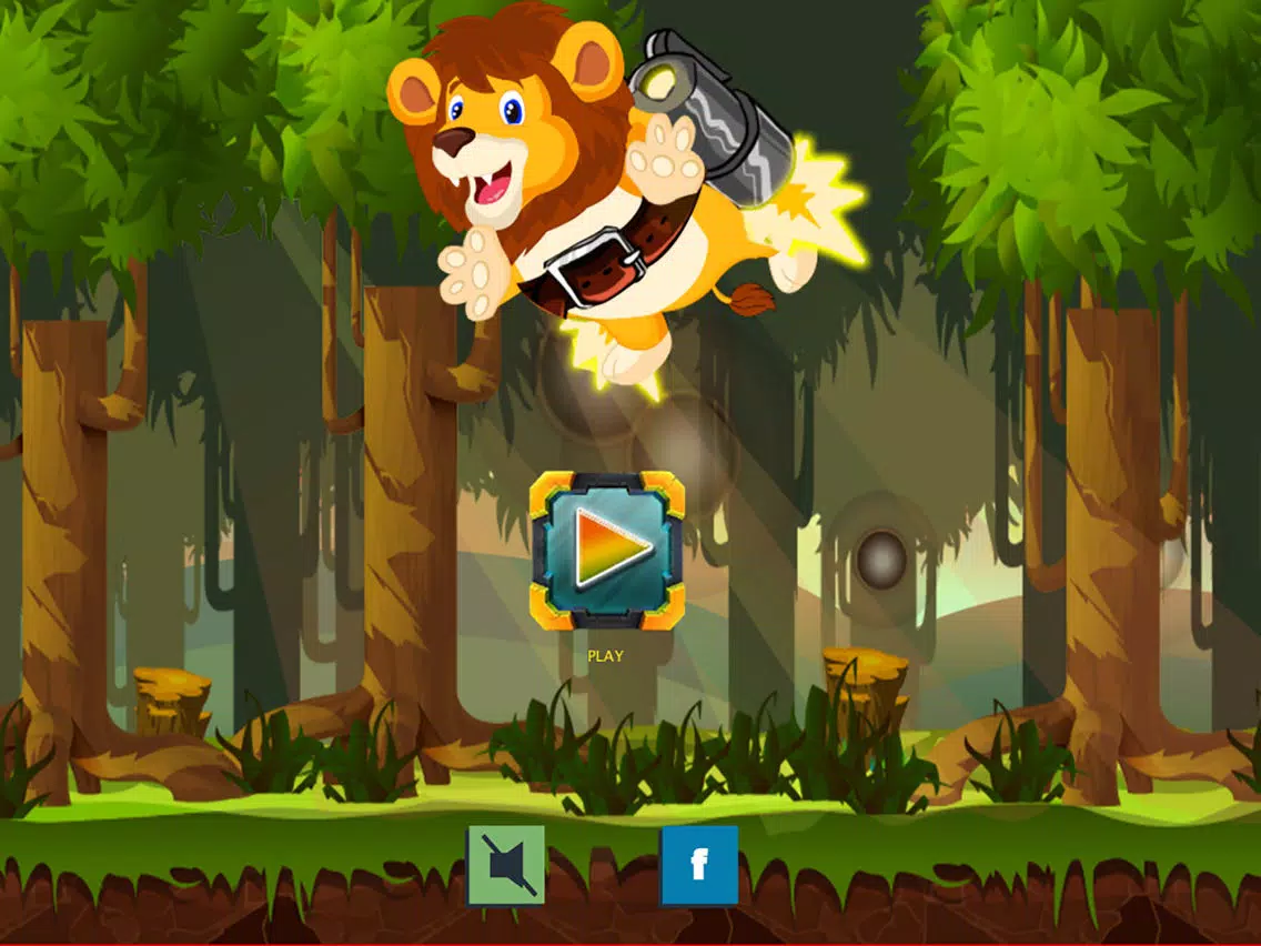 Capturas de tela do Cute Lion Adventure JetPack iPad 