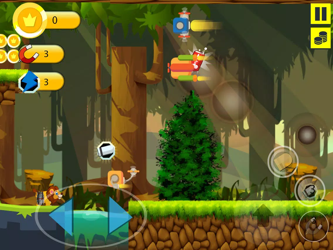 Capturas de tela do Cute Lion Adventure JetPack iPad 