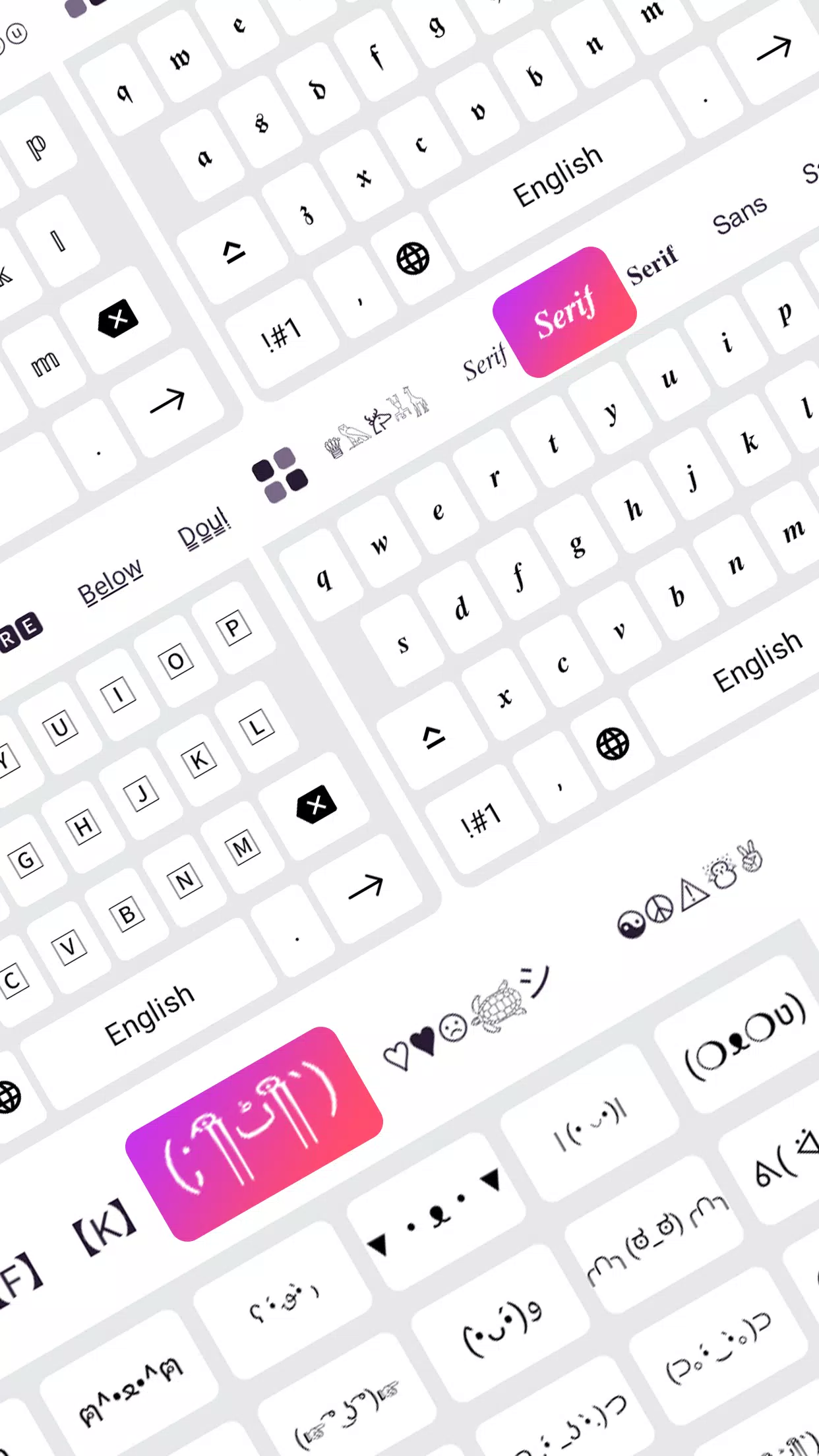 Fonts Keyboard Screenshots