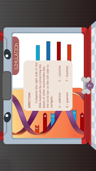Screenshot di DNA Structure Freddy's Lab