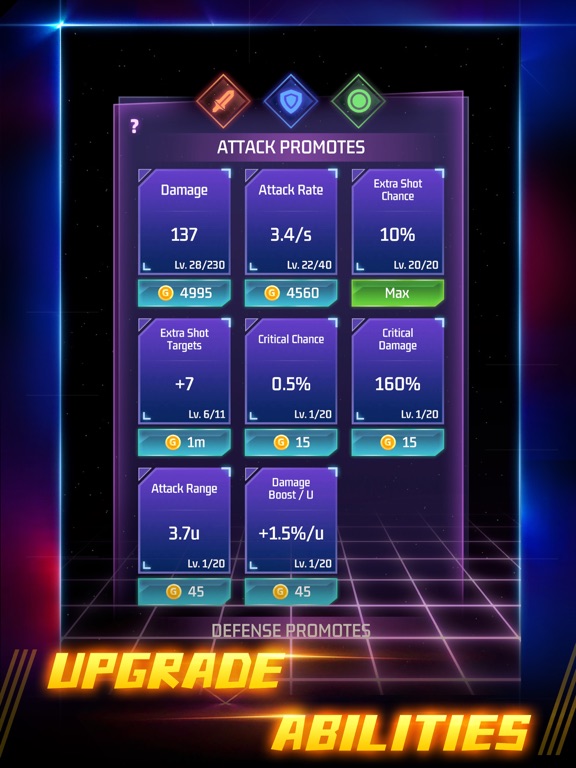 Space Tower - Galaxy Tower TD iPad Screenshots