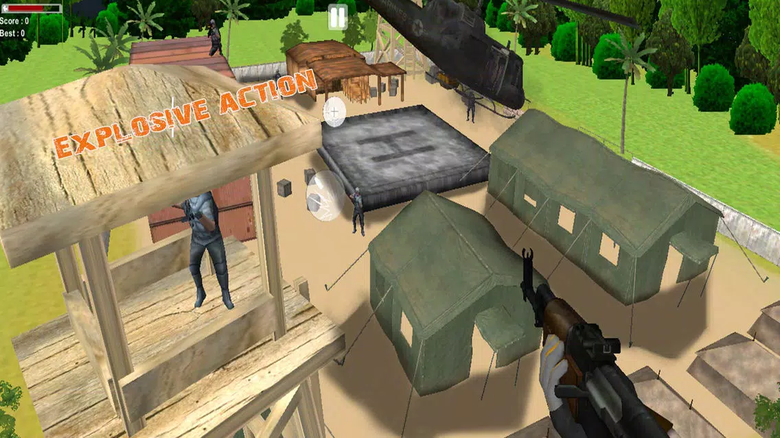 Tangkapan skrin Air Crazy Gunship Battle : Mission Stone