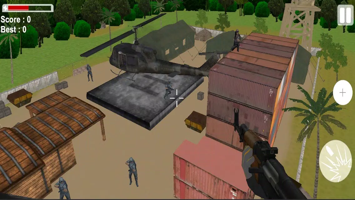 Tangkapan skrin Air Crazy Gunship Battle : Mission Stone