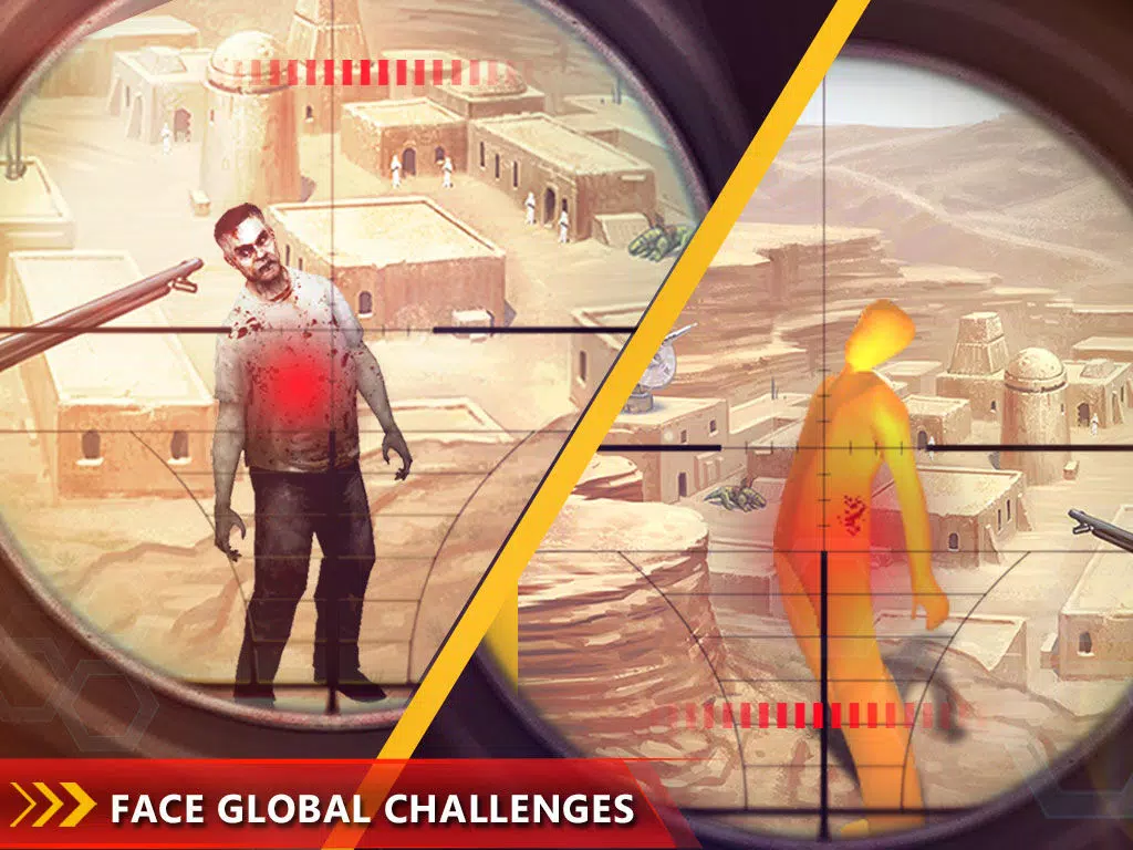 Zombies Hunter Sniper Counter Simulator 2016 iPad 应用截图