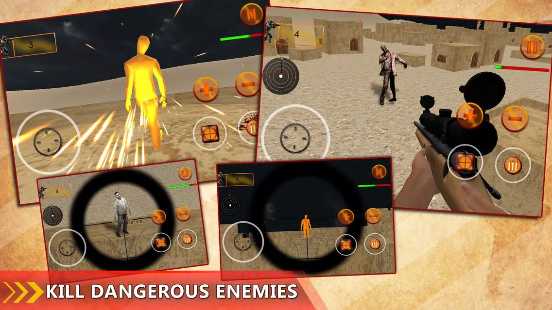 Zombies Hunter Sniper Counter Simulator 2016应用截图