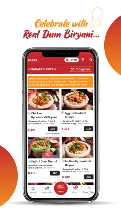 Dum Handi Biryani Screenshots