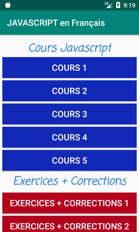 Javascript (Cours + Exercices Screenshots
