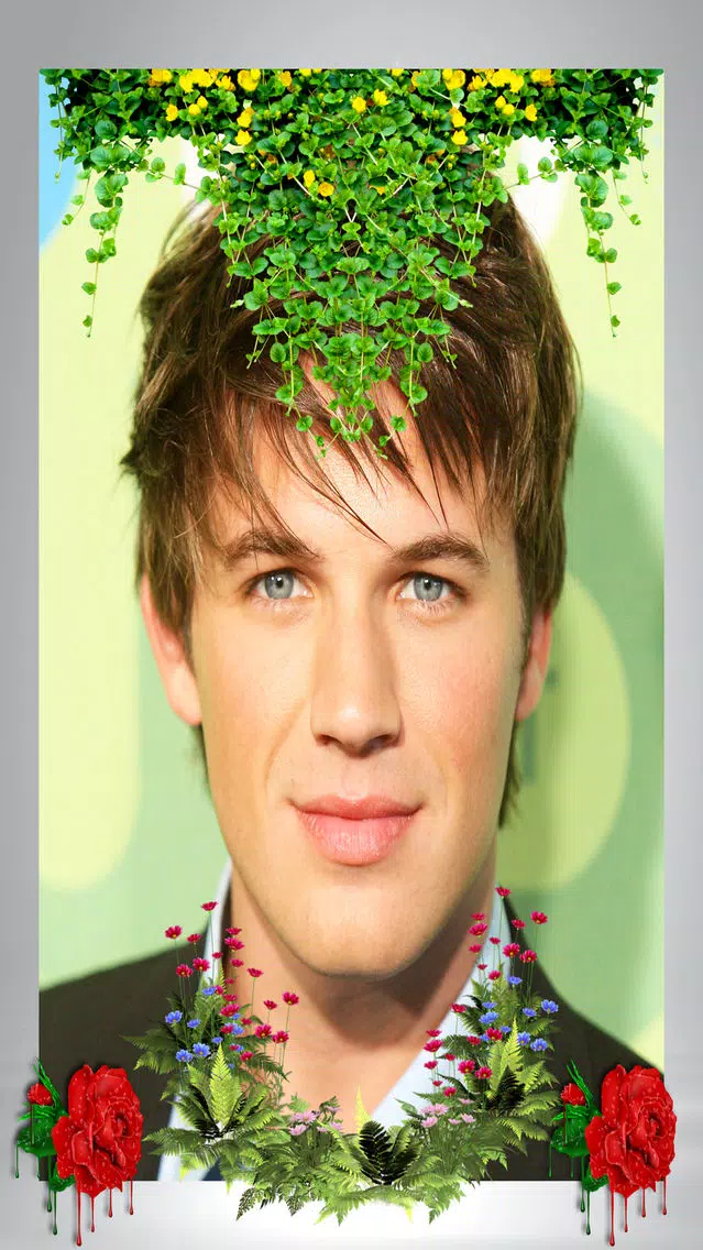 Скриншоты Flower Stickers-photo frame free make wonderful flower world