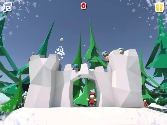 Tangkapan layar Snowball Fight: Winter Game iPad