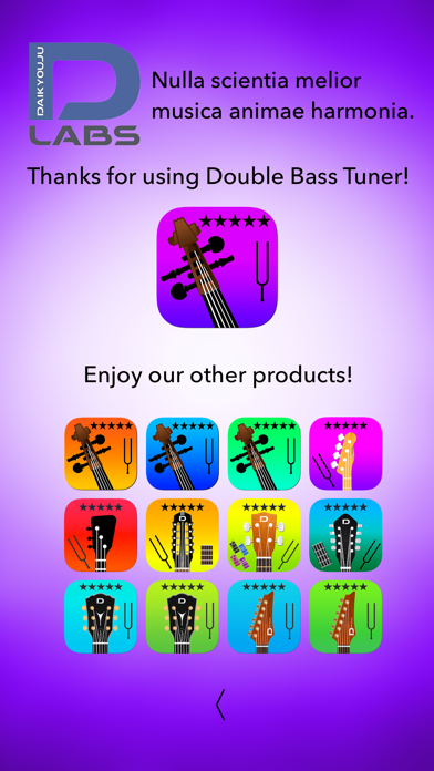 Double Bass Tuner Professional स्क्रीनशॉट