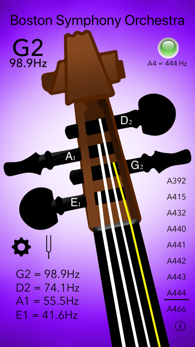 Double Bass Tuner Professional स्क्रीनशॉट