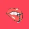 Sexy Mouth Sticker Pack