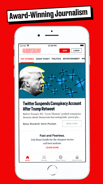 The Daily Beast App Screenshots